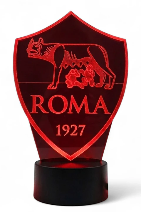 Lampara 3D AS Roma de 7 colores