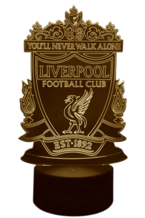 Lampara 3D Liverpool FC de 7 colores
