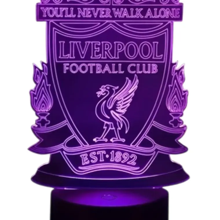 Lampara 3D Liverpool FC de 7 colores 2