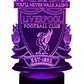 Lampara 3D Liverpool FC de 7 colores - Miniatura 2