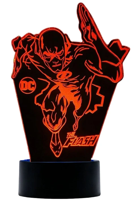 Lampara 3D Flash de 7 colores