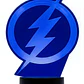 Lampara 3D Logo de Flash de 7 colores - Miniatura 2
