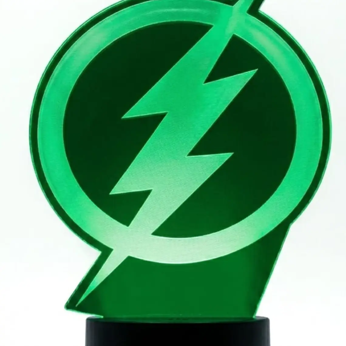 Lampara 3D Logo de Flash de 7 colores 3