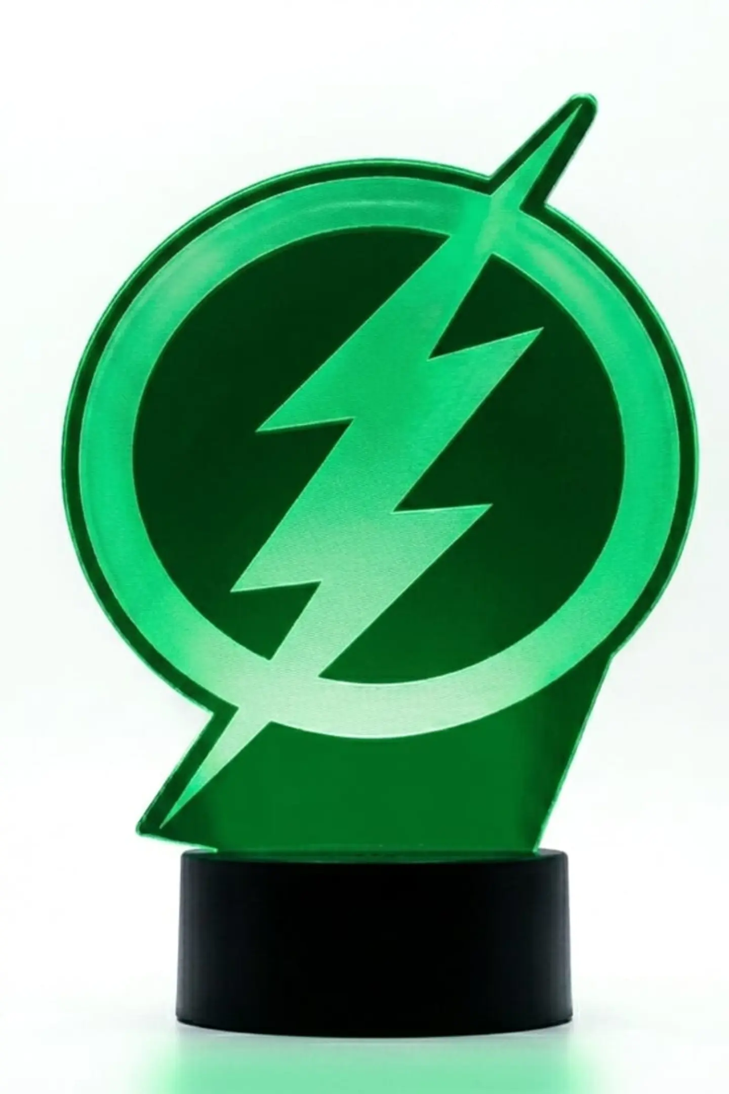 Lampara 3D Logo de Flash de 7 colores 3