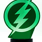 Lampara 3D Logo de Flash de 7 colores - Miniatura 3