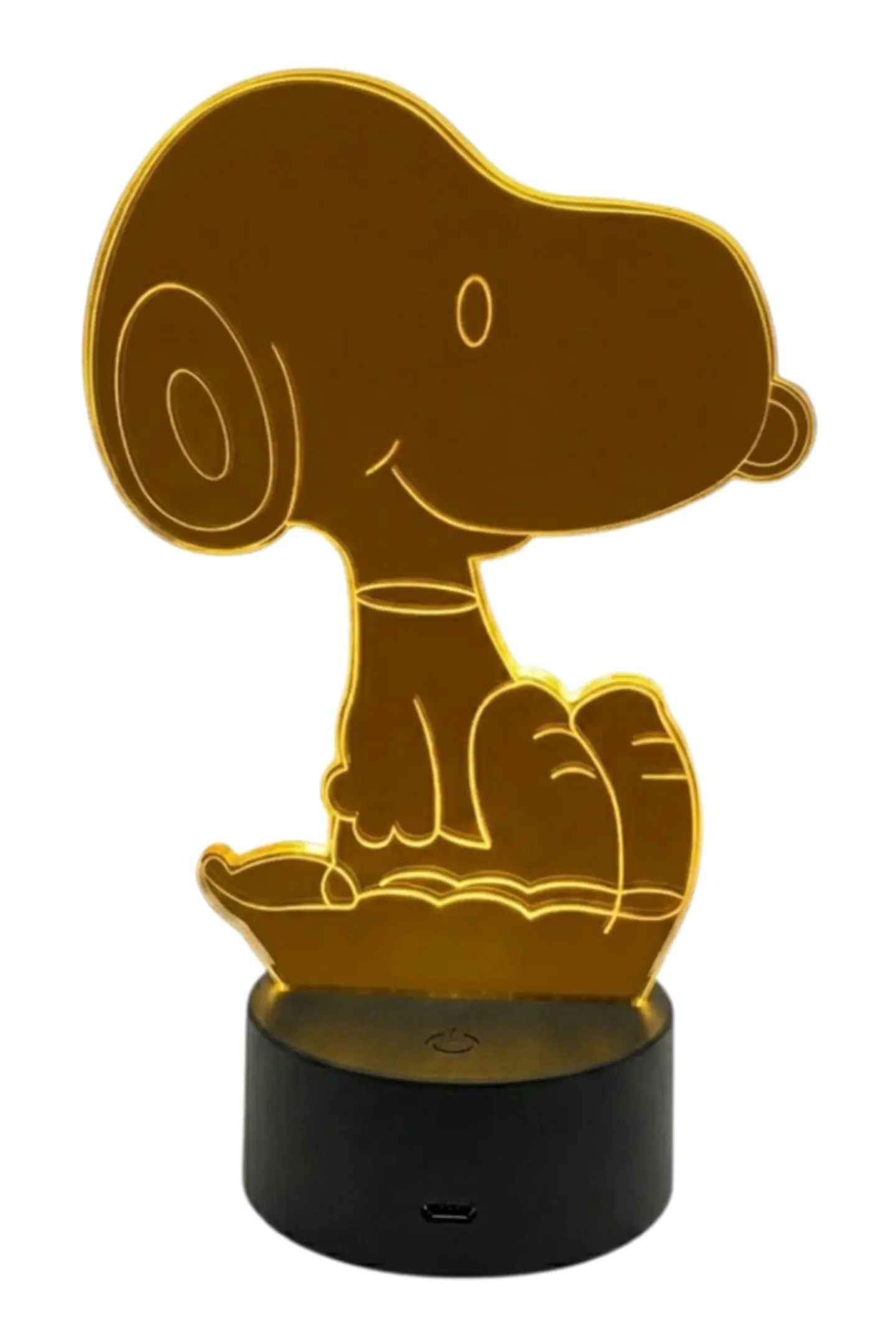 Lampara 3D Snoopy III de 7 colores 1