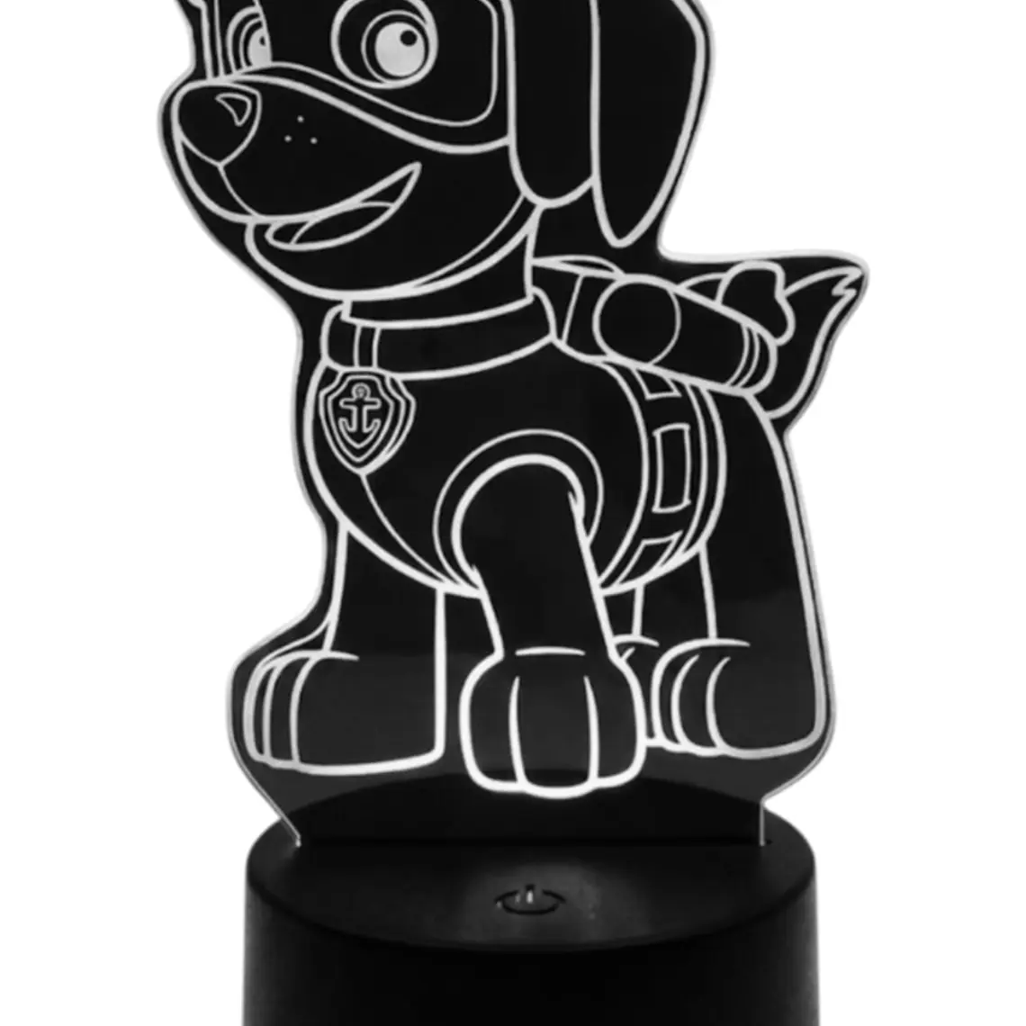 Lampara 3D Zuma Paw Patrol de 7 colores 3
