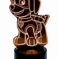 Lampara 3D Zuma Paw Patrol de 7 colores - Miniatura 2