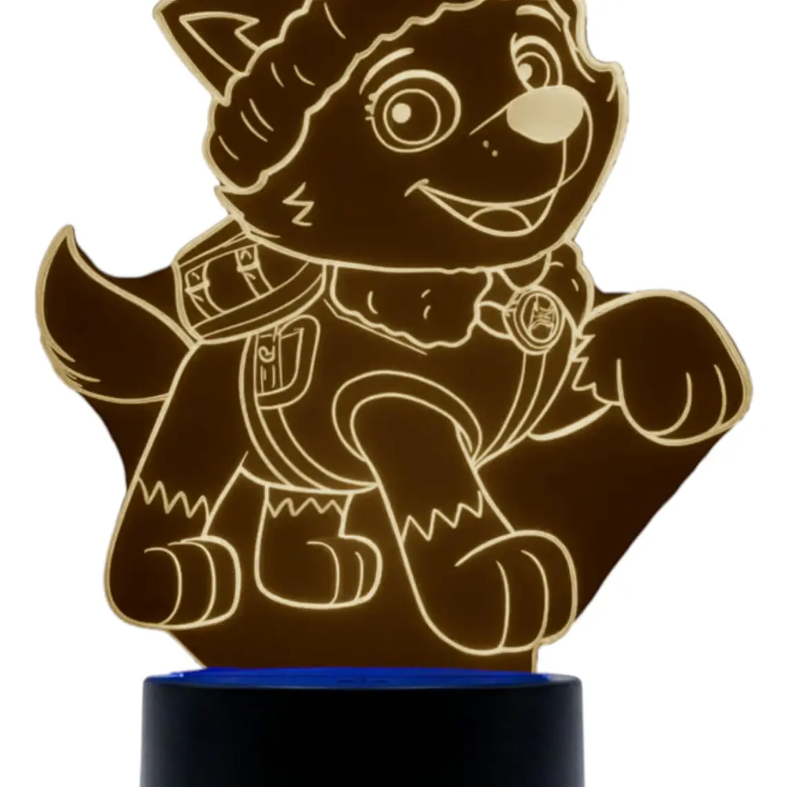 Lampara 3D Everest Paw Patrol de 7 colores 2