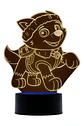 Lampara 3D Everest Paw Patrol de 7 colores - Miniatura 2