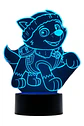 Lampara 3D Everest Paw Patrol de 7 colores - Miniatura 1