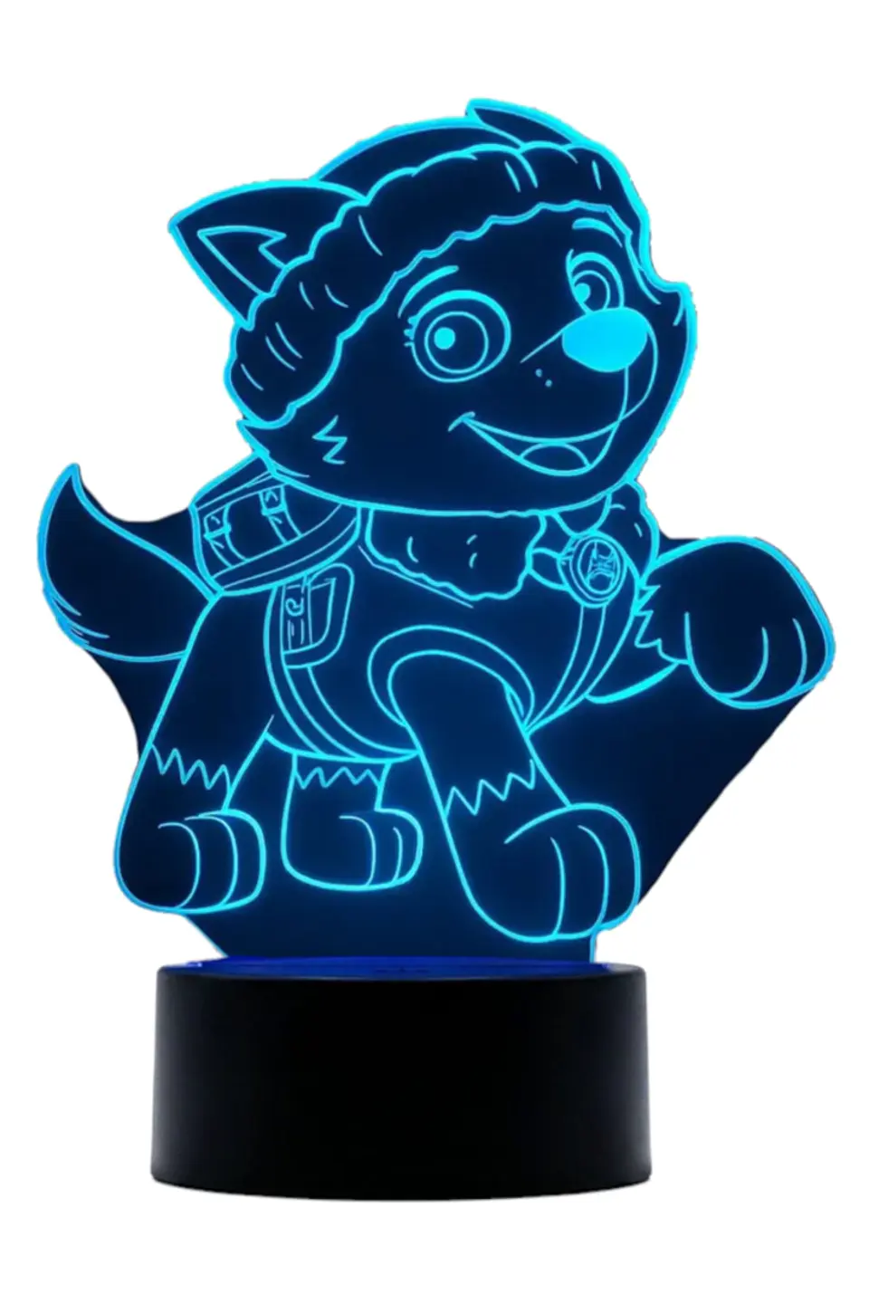 Lampara 3D Everest Paw Patrol de 7 colores 1