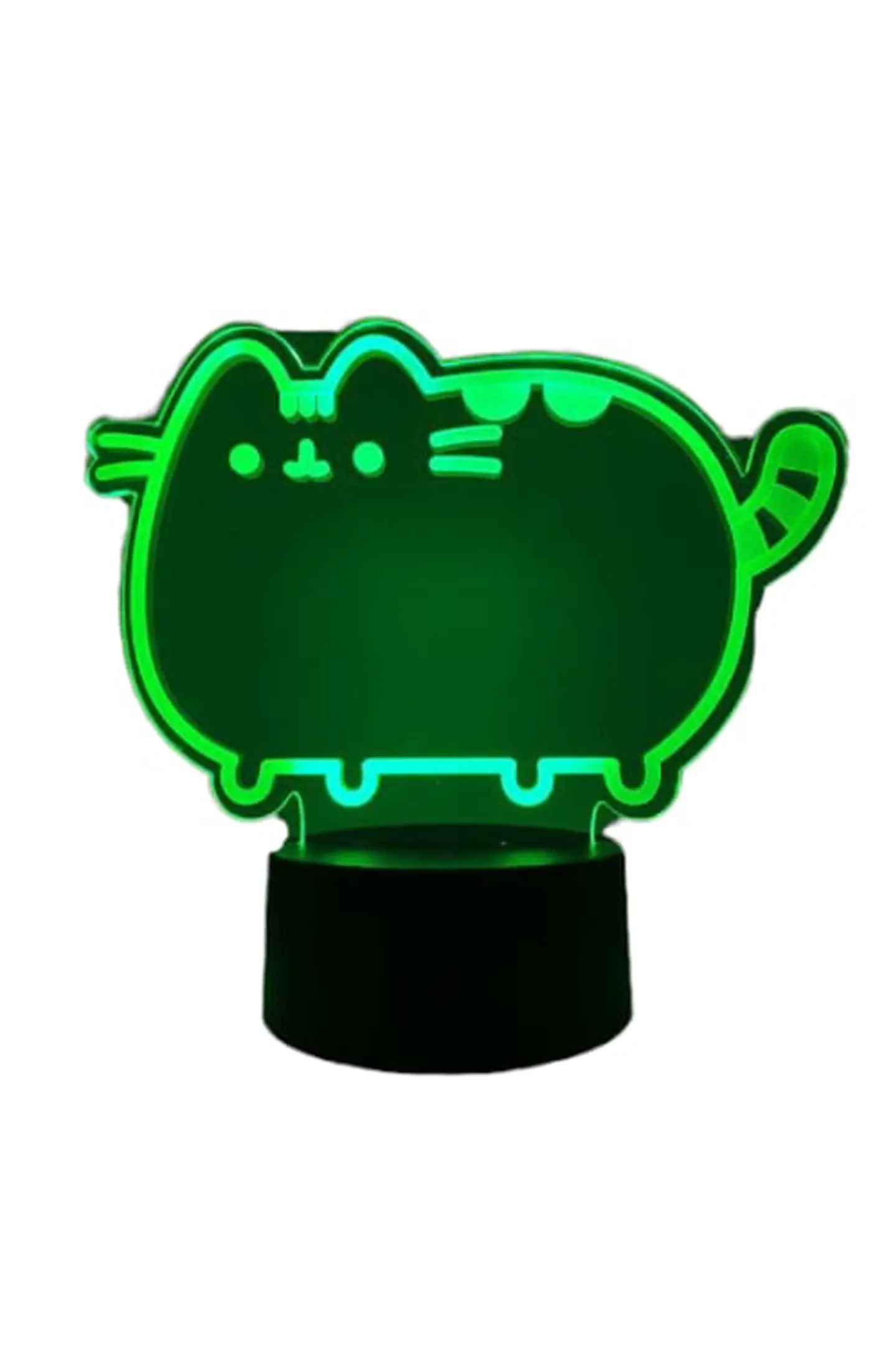 Lampara 3D Gato Kawai de 7 colores 1