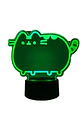 Lampara 3D Gato Kawai de 7 colores - Miniatura 1