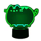 Lampara 3D Gato Kawai de 7 colores - Miniatura 1