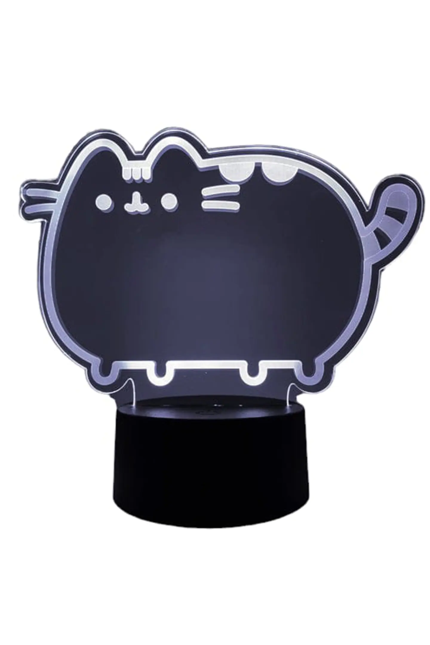 Lampara 3D Gato Kawai de 7 colores 3