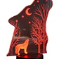 Lampara 3D Lobo de 7 colores - Miniatura 3