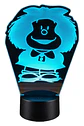 Lampara 3D Mafalda de 7 colores - Miniatura 1