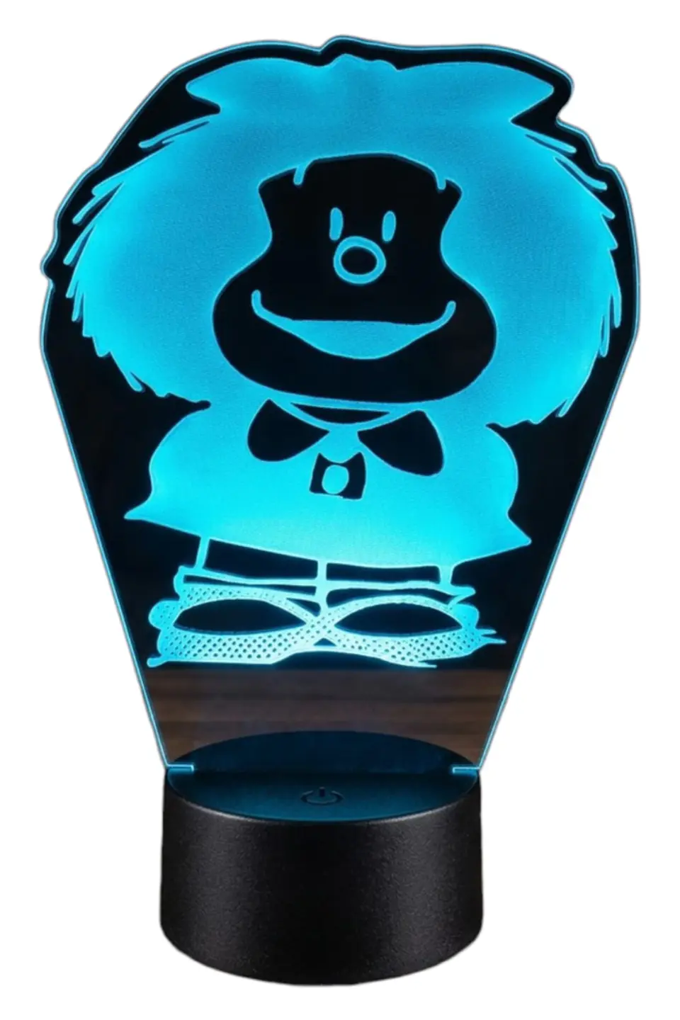 Lampara 3D Mafalda de 7 colores 1