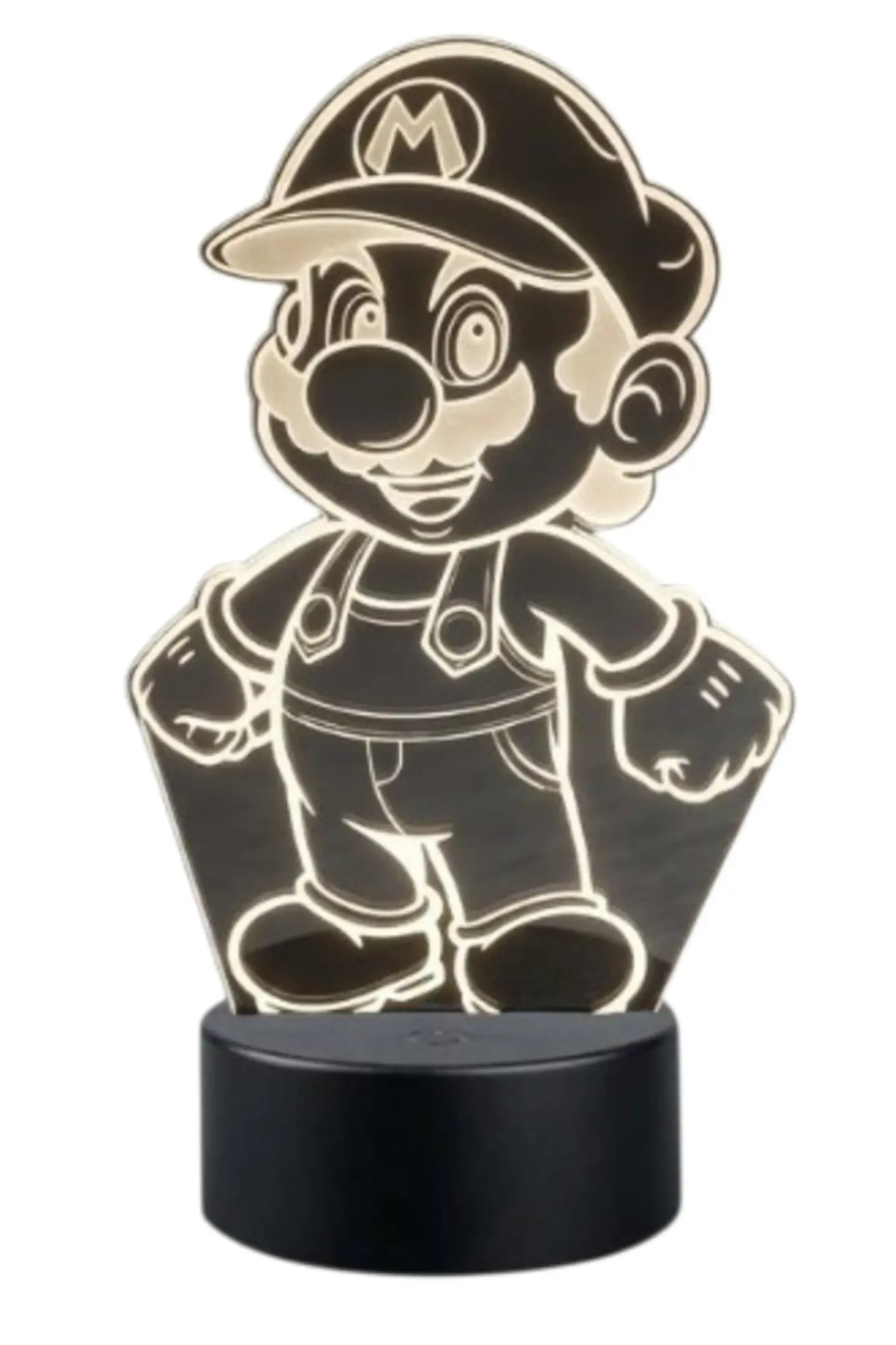 Lampara 3D Mario Bros de 7 colores 1