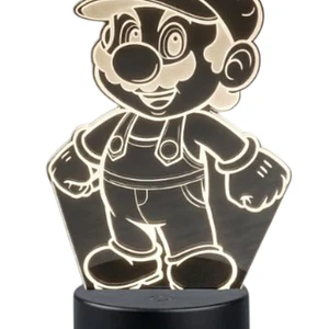 Lampara 3D Mario Bros de 7 colores
