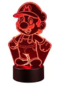 Lampara 3D Mario Bros de 7 colores - Miniatura 3