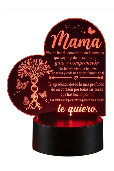 Lampara 3D Dia de la Madre I de 7 colores