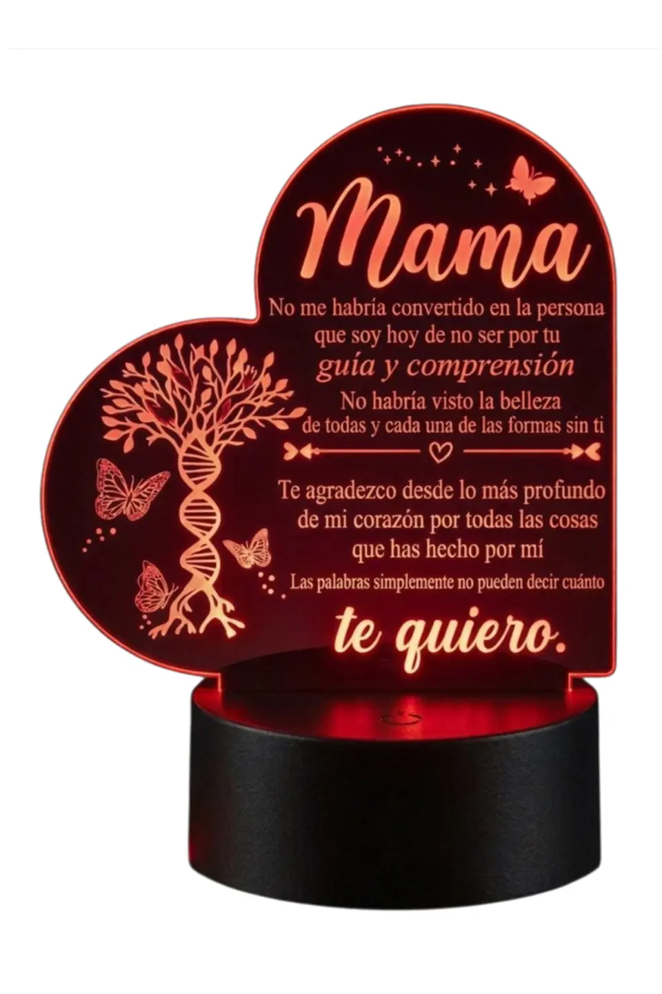 Lampara 3D Dia de la Madre I de 7 colores 1