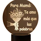 Lampara 3D Dia de la Madre III de 7 colores- COPIA - Miniatura 1