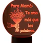 Lampara 3D Dia de la Madre III de 7 colores- COPIA - Miniatura 3