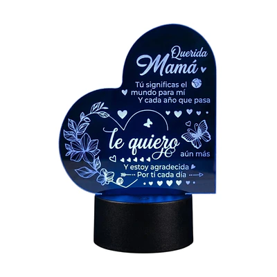 Lampara 3D Dia de la Madre IV de 7 colores