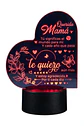 Lampara 3D Dia de la Madre IV de 7 colores - Miniatura 3