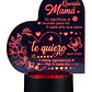 Lampara 3D Dia de la Madre IV de 7 colores- COPIA - Miniatura 3