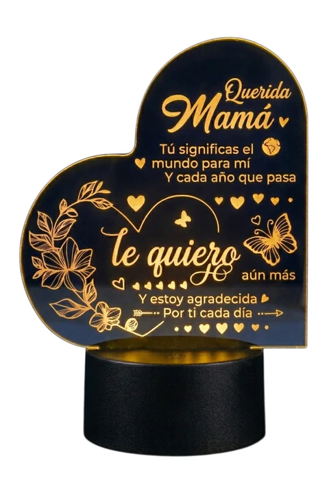 Lampara 3D Dia de la Madre IV de 7 colores
