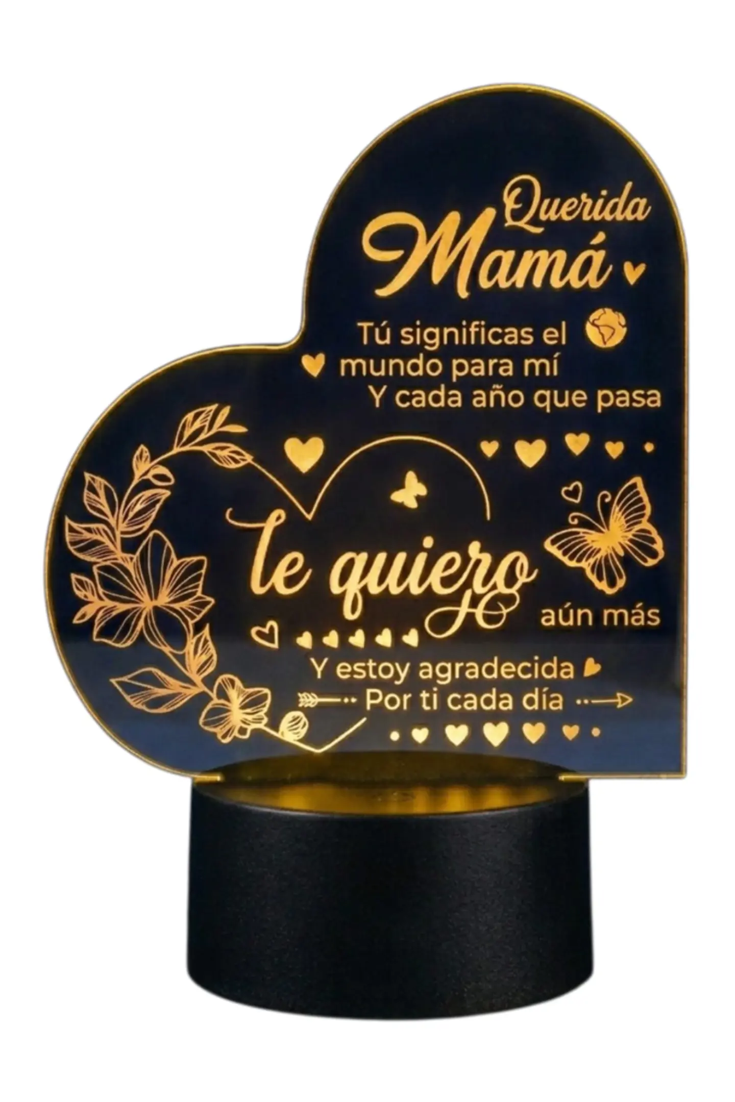 Lampara 3D Dia de la Madre IV de 7 colores 1
