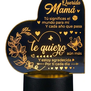 Lampara 3D Dia de la Madre IV de 7 colores- COPIA
