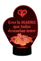 Lampara 3D Dia de la Madre X de 7 colores - Miniatura 2
