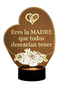 Lampara 3D Dia de la Madre X de 7 colores - Miniatura 1