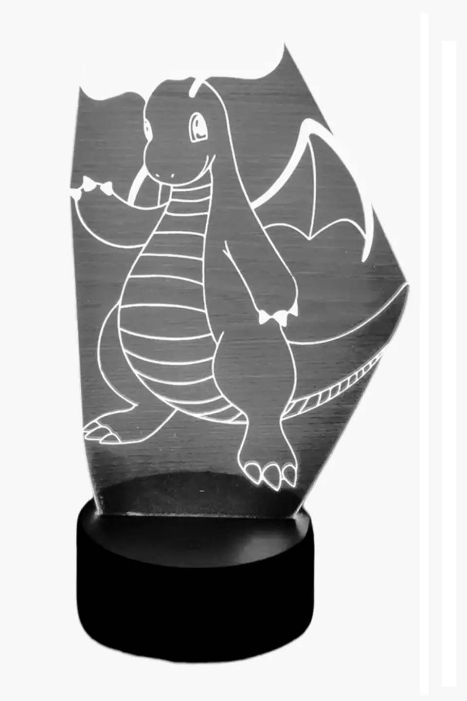 Lampara 3D Dragonite (Pokemon) de 7 colores 2