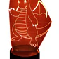 Lampara 3D Dragonite (Pokemon) de 7 colores - Miniatura 3