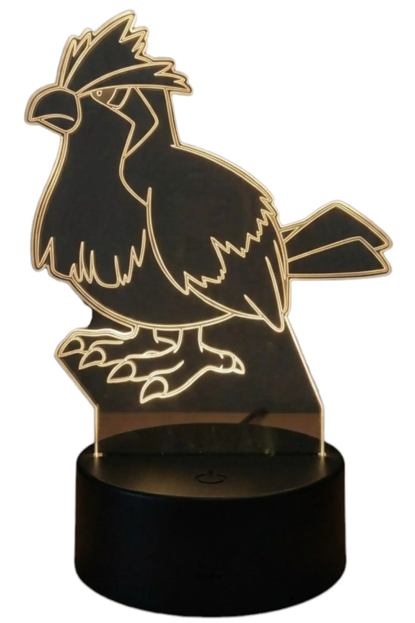 Lampara 3D Pidgey (Pokemon) de 7 colores 1