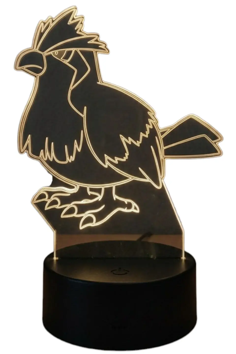 Lampara 3D Pidgey (Pokemon) de 7 colores 1