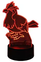 Lampara 3D Pidgey (Pokemon) de 7 colores - Miniatura 3