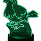 Lampara 3D Pidgey (Pokemon) de 7 colores - Miniatura 4