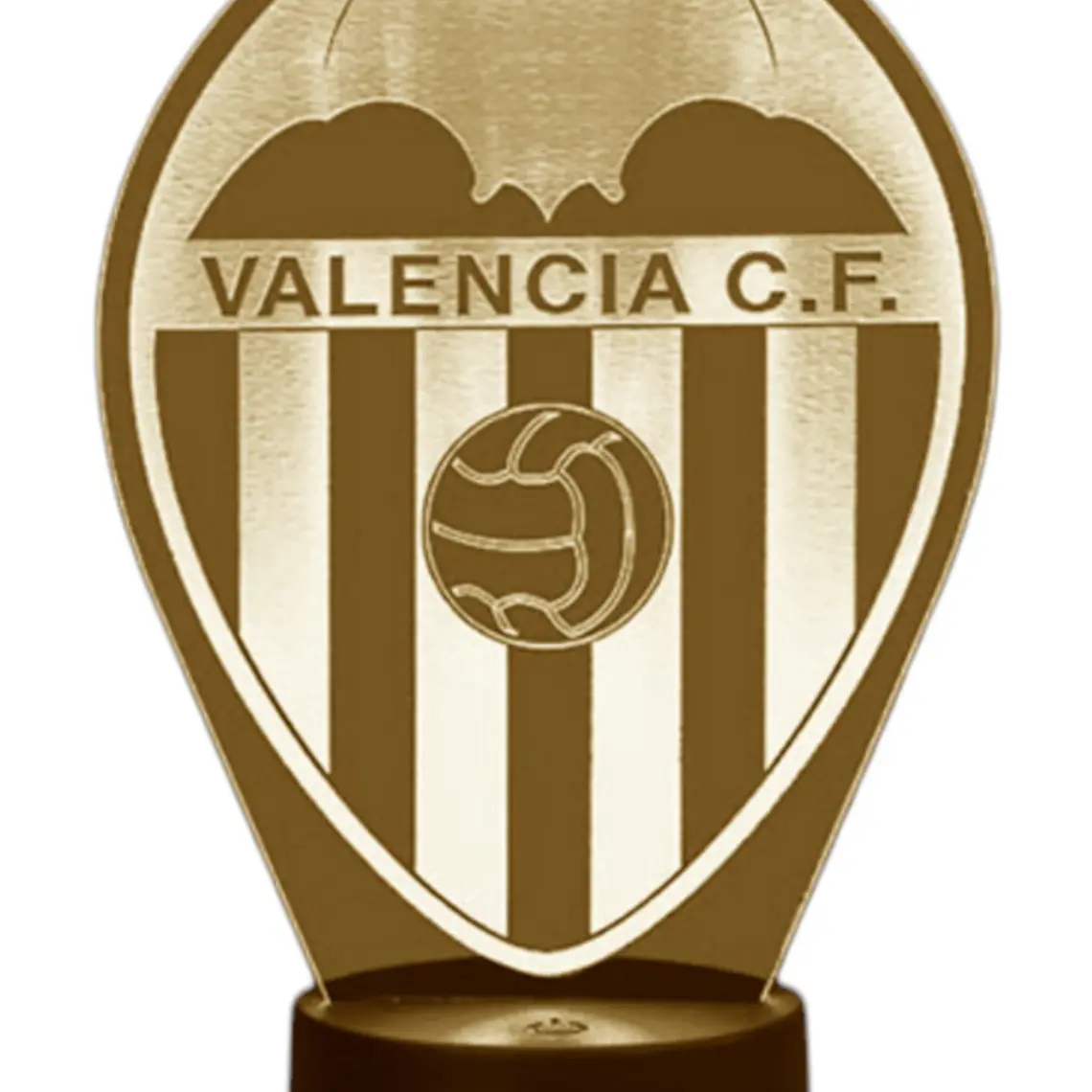 Lampara 3D Valencia CF de 7 colores 1
