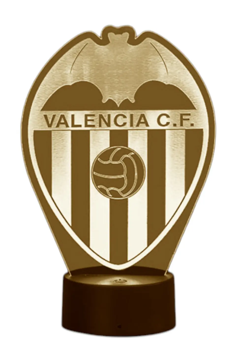 Lampara 3D Valencia CF de 7 colores 1