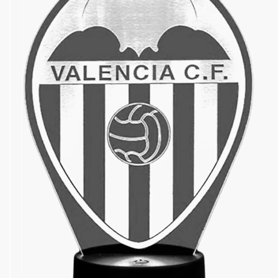 Lampara 3D Valencia CF de 7 colores 2