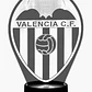 Lampara 3D Valencia CF de 7 colores - Miniatura 2
