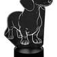 Lampara 3D Perro Salchicha (Dachshund) de 7 colores - Miniatura 2