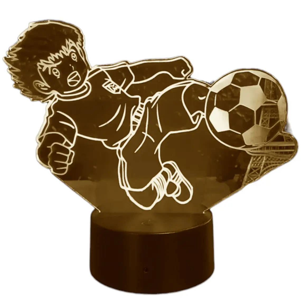 Lampara 3D Supercampeones Oliver Atom de 7 colores 1